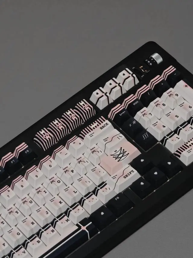 Alt view image 5 of 7 - The Princess Diaries - PBT Keycaps Set Cherry Profile Keycaps 131 Keys Custom Dye-Sublimation Keyboard Keycaps for 60% 65% 70% 75% 100% Cherry Gateron MX Switches Mechanical Keyboards (Keycaps Only)