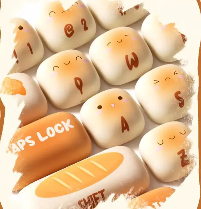 Alt view image 3 of 5 - Mantou Paradise - PBT Keycaps Set XOG Profile Cute Round Keycaps 138 Keys Custom Keyboard Keycaps for 60% 65% 70% 75% 100% Cherry Gateron MX Switches Mechanical Keyboards (Keycaps Only)