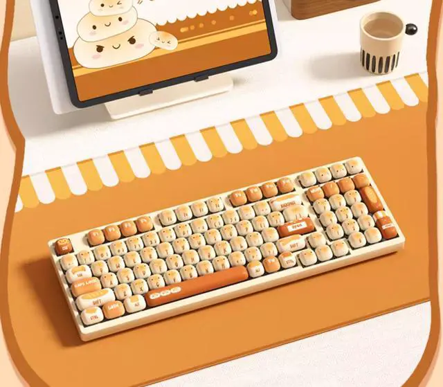 Alt view image 5 of 5 - Mantou Paradise - PBT Keycaps Set XOG Profile Cute Round Keycaps 138 Keys Custom Keyboard Keycaps for 60% 65% 70% 75% 100% Cherry Gateron MX Switches Mechanical Keyboards (Keycaps Only)