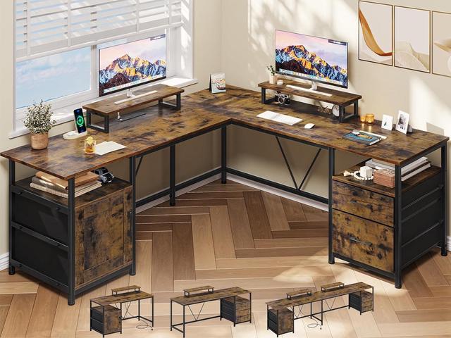 Computer table for 2 pc sales