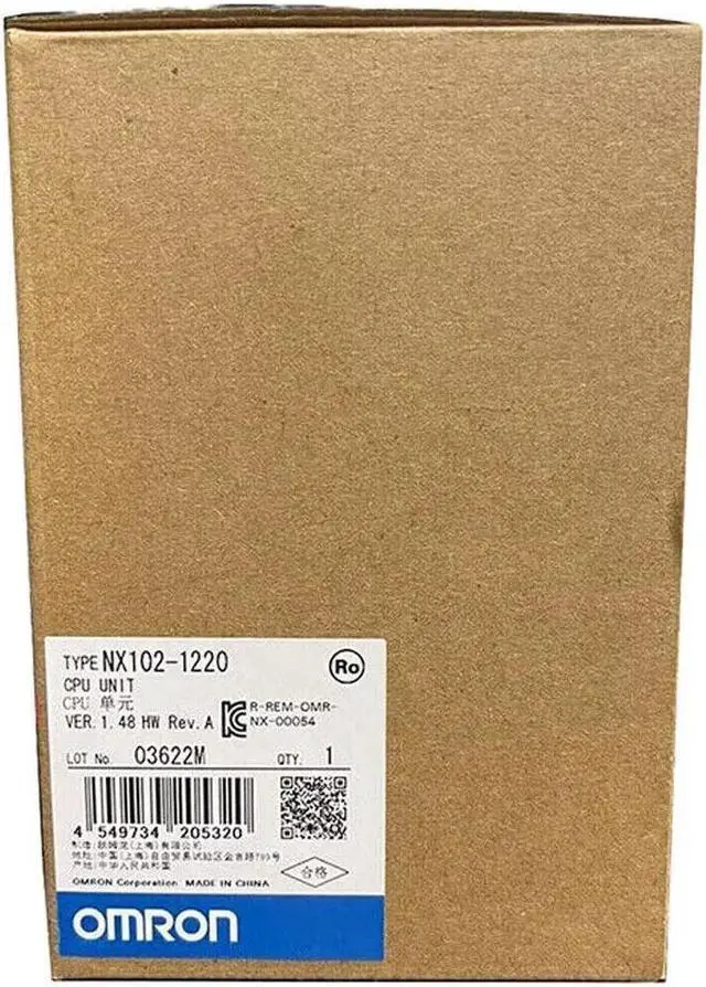 Main image of OMRON NX102-1220 NX102 1220 Sysmac NX1 Modular CPU NX1021220