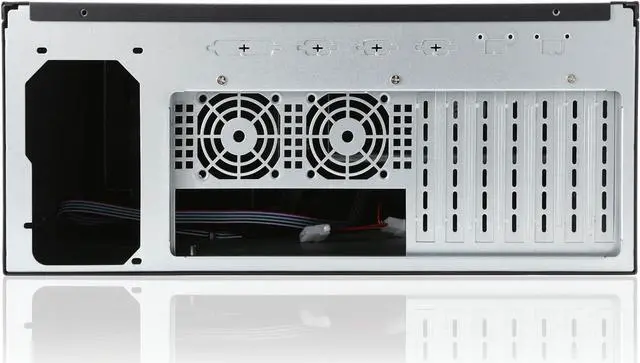 Alt view image 6 of 6 - 4U Rackmount Server Chassis with 3x5.25 Front Bays+7x3.5 +3x2.5 Drive Bays