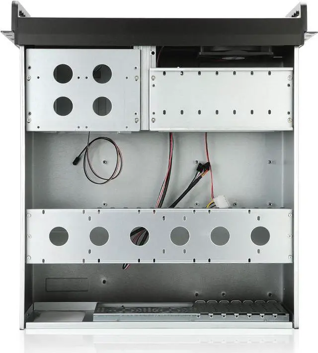 Alt view image 5 of 6 - 4U Rackmount Server Chassis with 3x5.25 Front Bays+7x3.5 +3x2.5 Drive Bays