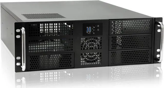 Main image of 3u Rackmount Server Chassis EATX/ATX/MATX with 4x5.25 + 6x3.5 Support ATX PSU with Either top or Side Cooling