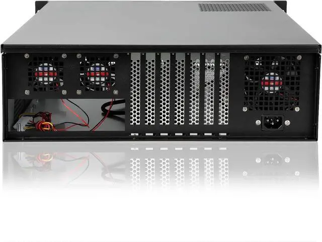 Alt view image 3 of 6 - 3u Rackmount Server Chassis EATX/ATX/MATX with 4x5.25 + 6x3.5 Support ATX PSU with Either top or Side Cooling