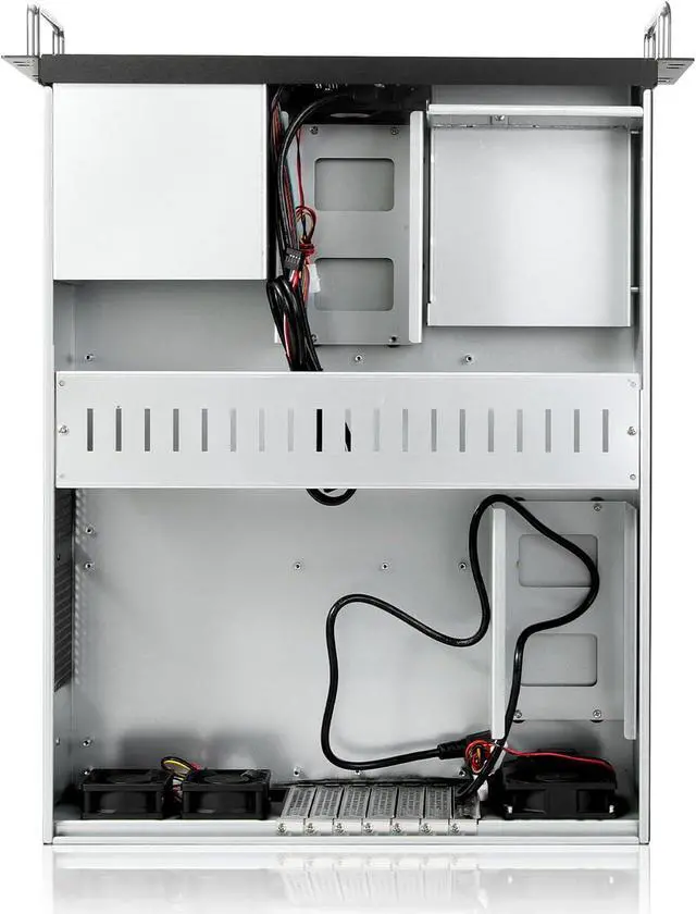 Alt view image 5 of 6 - 3u Rackmount Server Chassis EATX/ATX/MATX with 4x5.25 + 6x3.5 Support ATX PSU with Either top or Side Cooling