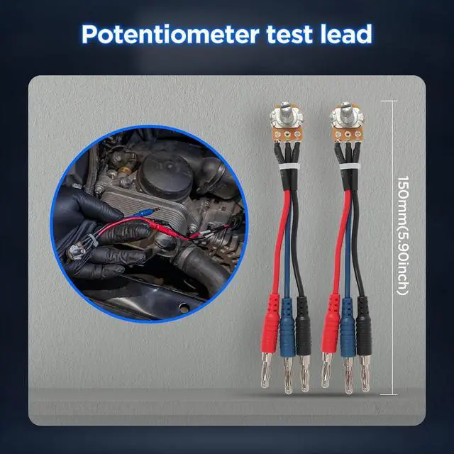 Alt view image 3 of 7 - 48PCS Silicone Multimeter Test Leads Kit with Replaceable Wire Piercing Probes,Alligator Clips,32A/1000V Test Hook Clips,Banana Plug Connectors,Jumpers,Test Tweezer