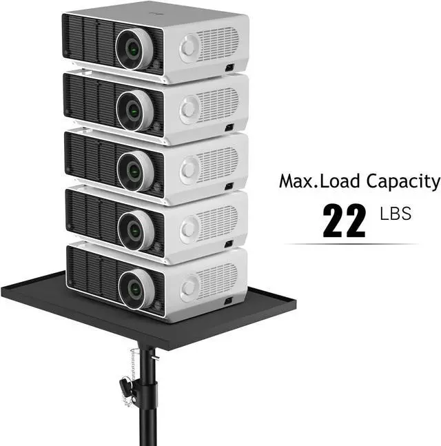 Alt view image 5 of 7 - Projector Stand Tripod - Laptop Tripod Projector Stand Adjustable Height 22 to 47 Inch, Projector Tripod Stand, Tripod for Porjector, Projector Stand for Outdoor Movies