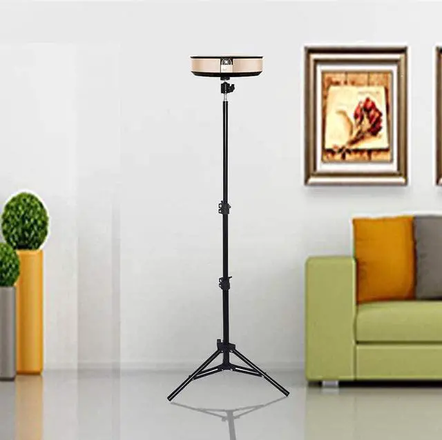 Alt view image 6 of 7 - Projector Tripod Stand, Portable Tripod Mount Floor Stand, Folding Floor Tripod Stand, Outdoor Stand for Projector,Camera, Webcam 18" to 40" (Withstand 3pounds 1.5kgs)