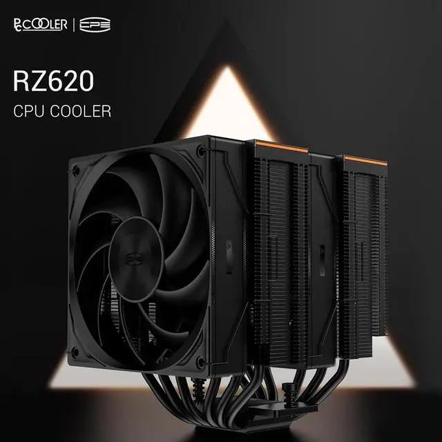 Alt view image 4 of 7 - CPU Cooler TDP 265W CPU Air Cooler Dual Tower CPU Fan 6 HeatPipe CPU Cooling System with Three Modes PWM Silent Fans, Easy Install Air Cooler for Intel LGA 115X/1200/1700,AMD AM4/AM5, Black
