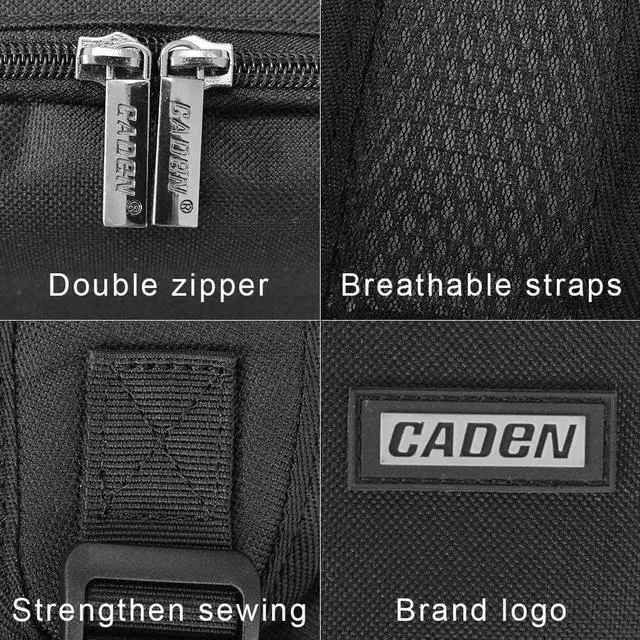 Alt view image 6 of 7 - Camera Backpack Bag with Laptop Compartment 15.6" for DSLR/SLR Mirrorless Camera Waterproof, Camera Case Compatible for Sony Canon Nikon Camera and Lens Tripod Accessories Black