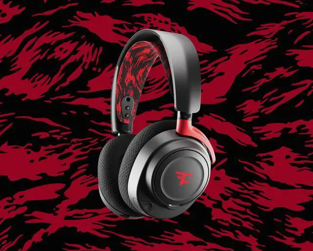 Alt view image 2 of 2 - SteelSeries Arctis Nova7 Faze Clan Edition Wireless gaming Headset- ComfortMAX - 2.4GHz&Bluetooth - AI-Powered Noise-Cancelling Mic - 38Hr USB-C Battery - PC, MAC, PS5, Switch, VR, Mobile