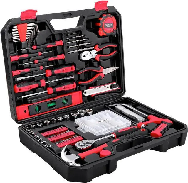 Main image of Home Repair Tool Kit - 226 Piece General Home/Auto Repair Tool Set, General Mechanic Tool Set, General Household Tool Kit, Perfect for Homeowner, Diyer, Handyman