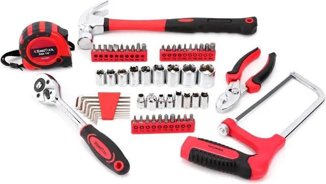 Alt view image 7 of 7 - Home Repair Tool Kit - 226 Piece General Home/Auto Repair Tool Set, General Mechanic Tool Set, General Household Tool Kit, Perfect for Homeowner, Diyer, Handyman