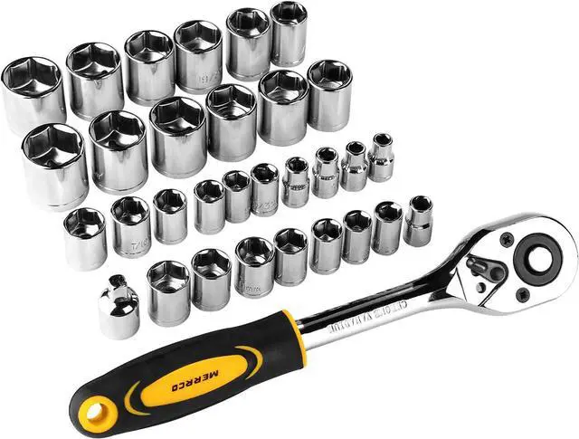 Alt view image 2 of 7 - 198 Piece Home Repair Tool Kit, Wrench Plastic Toolbox with General Household Hand Tool Set