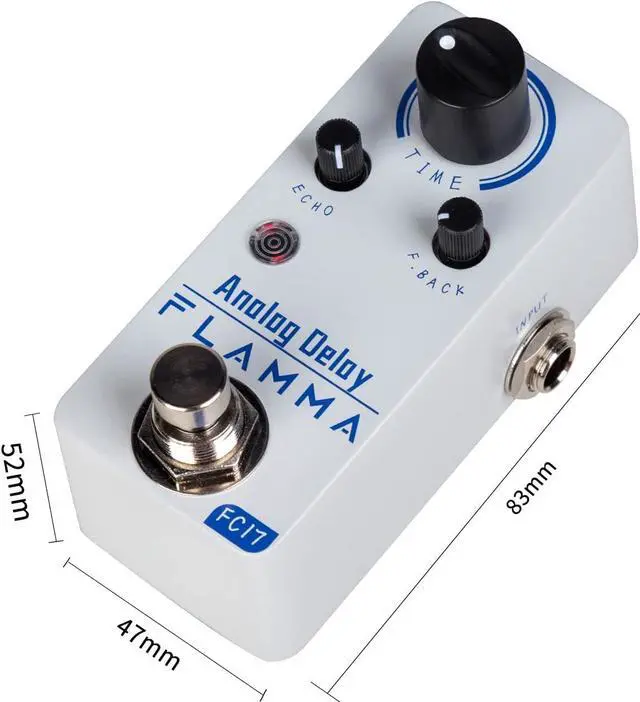 Alt view image 7 of 7 - FC17 Analog Delay Pedal Vintage Delay Effects Electric Guitar Pedal True Bypass