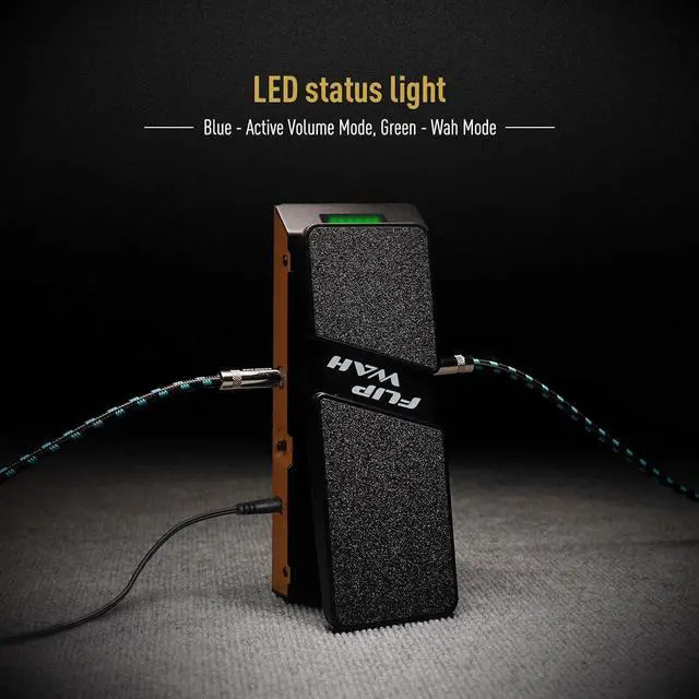 Alt view image 6 of 7 - Wah Active Volume Pedal, Wah & Volume 2 in 1 Combo Guitar Effects Pedal, Full-size Pedal - FlipWah