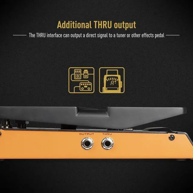 Alt view image 5 of 7 - Wah Active Volume Pedal, Wah & Volume 2 in 1 Combo Guitar Effects Pedal, Full-size Pedal - FlipWah