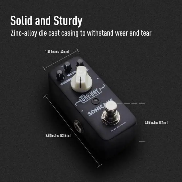 Alt view image 5 of 7 - Auto Wah Pedal Auto Wah Guitar Pedal Guitar Effect Pedal Envelope Filter Cry-Bot True Bypass