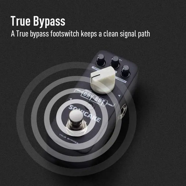 Alt view image 4 of 7 - Auto Wah Pedal Auto Wah Guitar Pedal Guitar Effect Pedal Envelope Filter Cry-Bot True Bypass