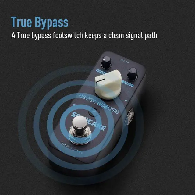 Alt view image 4 of 7 - Chorus Pedal Chorus Guitar Pedal Guitar Effects Pedal Classic BBD Analog True Bypass