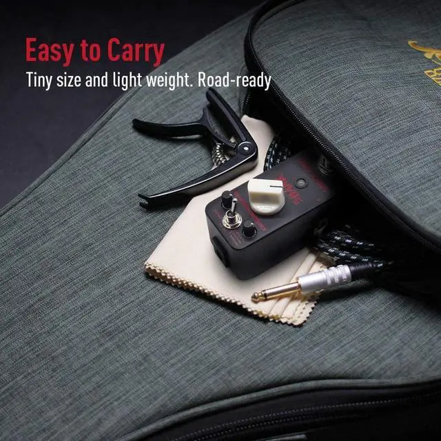 Alt view image 6 of 7 - Distortion Guitar Pedal 3 Modes Normal, Modern, Classic High Gain Distortion Guitar Effects Pedal True Bypass