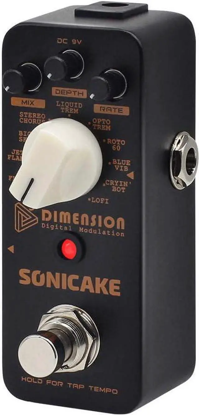 Main image of Modulation Pedal Modulation Guitar Pedal Phaser Flanger Chorus Tremolo Vibrato Autowah Guitar Effects Pedal 11 Modes