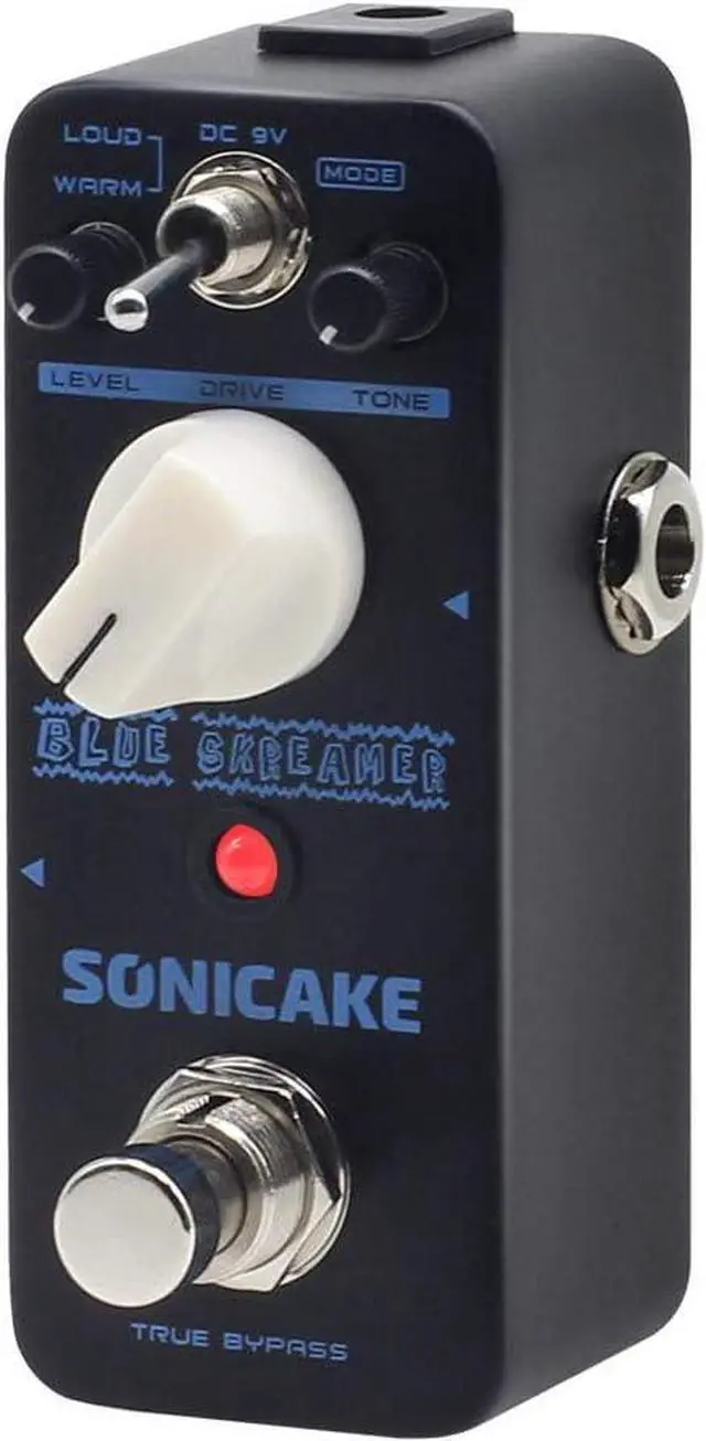 Main image of Overdrive Pedal Overdrive Guitar Pedal Guitar Effects Pedal Vintage Dumble Blues Analog Blue Skreamer True Bypass