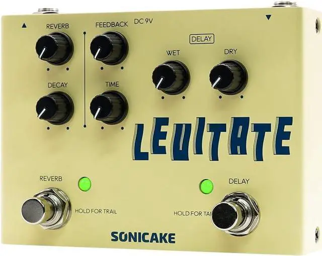 Main image of Delay Reverb 2 in 1 Guitar Effects Pedal Digital Levitate