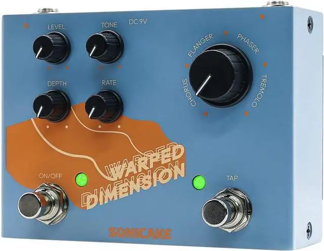 Main image of Modulation Guitar Effects Pedal 4 Mode of Chorus, Flanger, Phaser & Tremolo Digital Warped Dimension