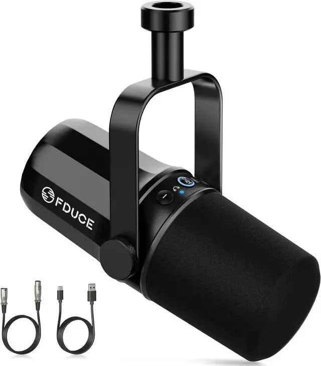 Main image of SL40 USB/XLR Dynamic Microphone for Podcasting, Gaming, Live Streaming & Recording, Built-in Headphone Output, LED Mute Button, All Metal, Voice-Isolating Technology