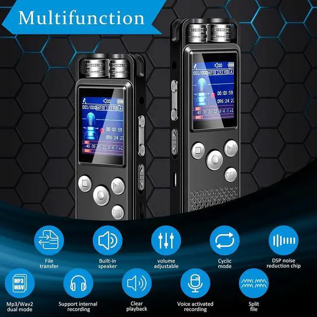 Alt view image 5 of 6 - 5 Pcs Ghost Hunting Kit Includes Digital Voice Recorders with 4 LED Cat Balls Motion Activated Cat Ball Toy Voice Activated Recorder with Playback for Pet Cat Dog Animals (8 GB,Chic Style)