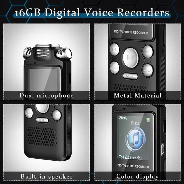 Alt view image 3 of 7 - 5 Pcs 16GB Ghost Hunting Kit Includes Digital Voice Recorders with 4 LED Cat Balls Motion Activated Cat Ball Voice Activated Recorder with Playback for Pet Cat Dog Animals