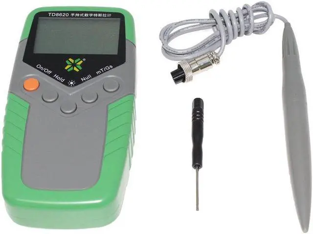 Main image of Handheld Digital Tesla Meter High Precision Gaussmeter Fluxmeter Surface Magnetic Field Tester with Probe 0-2400mT