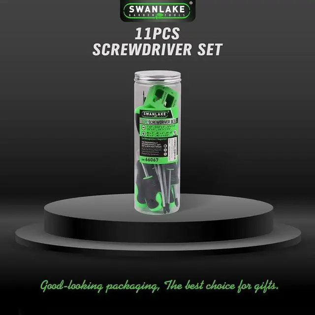 Alt view image 7 of 7 - 11PCS Screwdriver Set, Magnetic 5 Phillips and 5 Flat Head Tips for Fastening and Loosening Seized (11PCS)