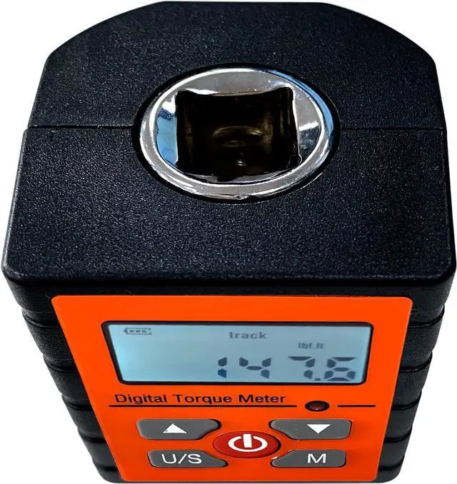 Alt view image 5 of 6 - Digital Torque Adapter 1/2" Drive include adapters for 3/8" and 1/4" 4.5-147.6 ft-lb Torque Wench Converter with alarm torque settings torque meter tester