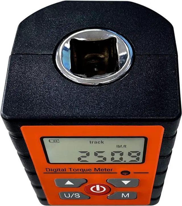 Alt view image 5 of 6 - Digital Torque Adapter 1/2" Drive include adapters for 3/8" and 1/4" 8-250.9ft-lb Torque Wench Converter with alarm torque settings torque meter tester