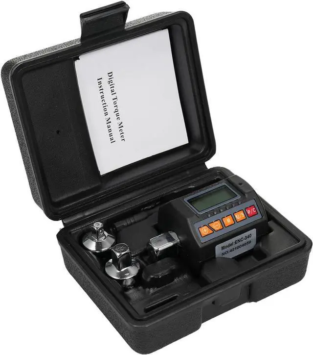 Alt view image 3 of 7 - Digital Torque Wrench Adapter, 1/2'' Torque Wrench Converter Drive Include 3/8'' and 1/4'' Torque Adapters, Torque Test Meter with Alert Signals, Calibrate Digital (7.4-250.8 ft-lb/10-340 Nm)