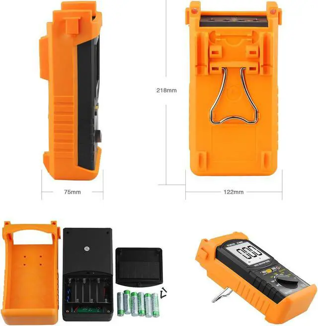 Alt view image 3 of 6 - BT-6688B Megohmmeter 200 Gig Ohm Digital Insulation Resistance Tester, 500V/1kV/2.5kV/5kV Test Voltage, Auto Ranging, Backlight Display