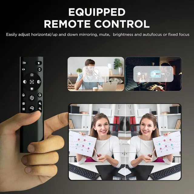 Alt view image 4 of 7 - 4K Webcam for PC, Web Camera for Monitor with Remote, Ultra HD 1/2.55'' Sensor, Auto Focus, 10X Digital Zoom, and Privacy Protection, Webcams Computer Camera for PC/Video Calling/Zoom/Skype/Tea Silver