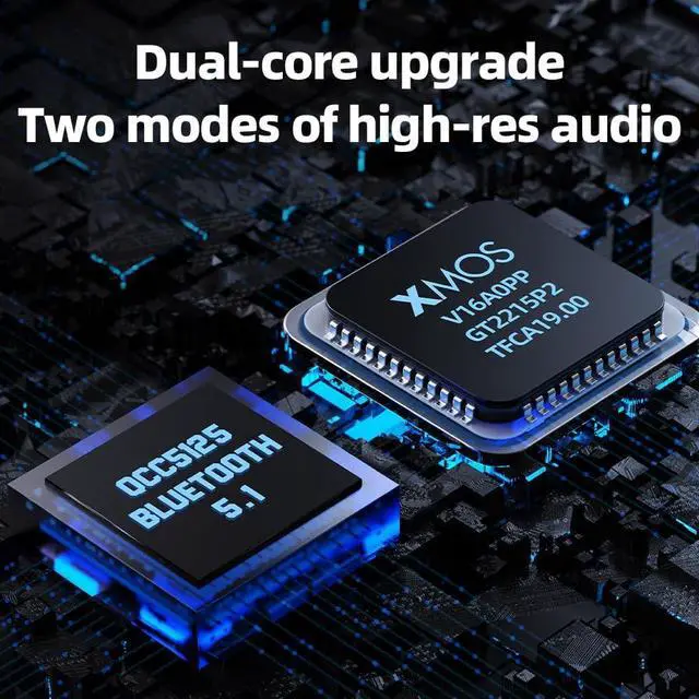 Alt view image 5 of 7 - FiiO BTR15 Headphone Amps Bluetooth 5.1 Receiver High Resolution 384K/32Bit Native DSD256 USB DAC Supports LDAC/aptX HD/MQA for Smartphones/PC/Car/Home Audio (Black)
