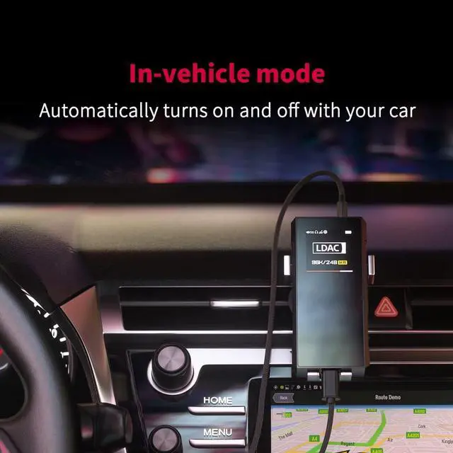 Alt view image 5 of 6 - FiiO BTR7 Headphone Amp Bluetooth Receiver High Resolution Portable DAC Supports MQA/LDAC/aptX HD 384K/32Bit DSD256 for Phone/PC/Car/Home Audio