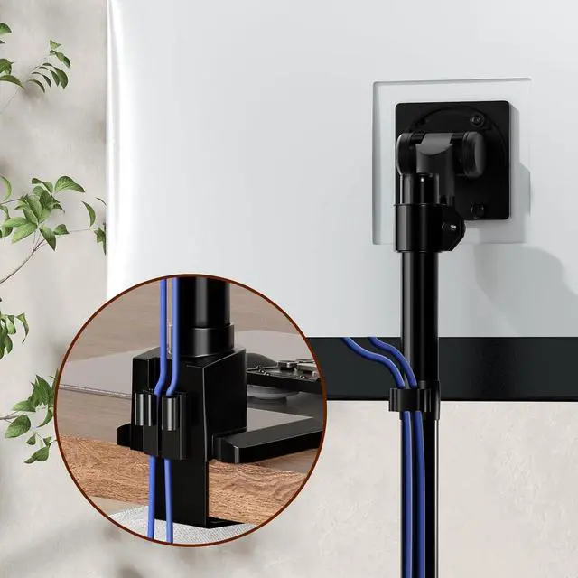 Alt view image 7 of 7 - Monitor-Arm Ultrawide Heavy Duty 27-57'' - Aluminum Single Monitor Mount Holds up to 59.4lbs, Adjustable Desk Mount Stand, VESA75/100/200mm, Black