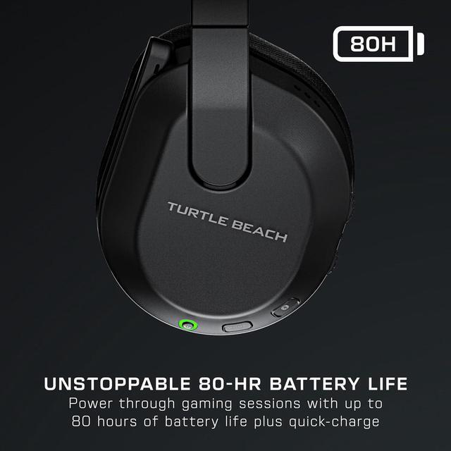 Alt view image 3 of 7 - Turtle Beach Stealth 600 Gen 3 Wireless Multiplatform Amplified Gaming Headset for Xbox Series X|S, Xbox One, PC, PS5, PS4, Mobile  Bluetooth, 80-Hr Battery, AI Noise-Cancelling Mic  Black