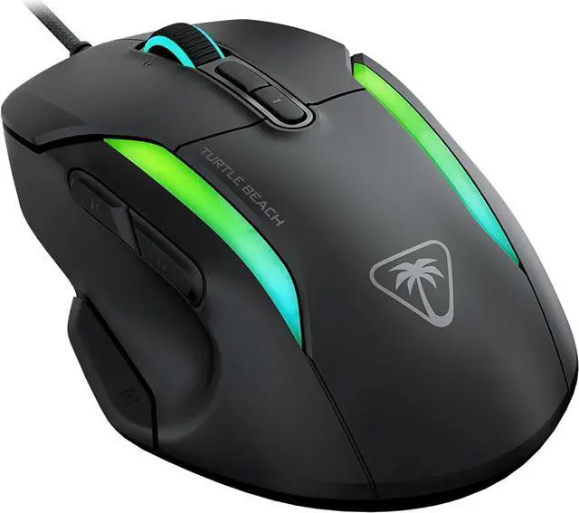 Alt view image 7 of 7 - Turtle Beach Kone II  Wired Ergonomic RGB Gaming Mouse, 26K DPI Optical Sensor, 100M Click Life Optical Switches, 23 Customizable Inputs, 4D Scroll Wheel, Pure PTFE Glides - Ash Black
