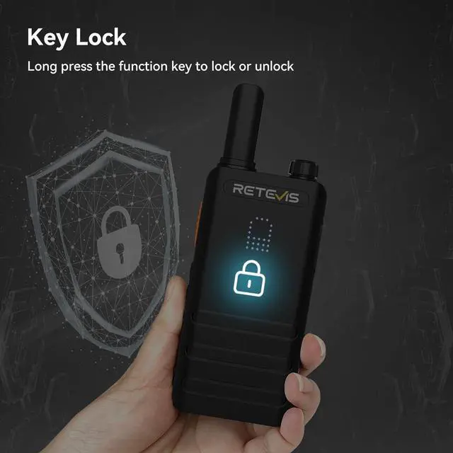 Alt view image 6 of 7 - Retevis Walkie Talkies for Adults,Rechargeable Long Range Two Way Radio,New Version of RT22(3.0), 2 Way Radio with 1620 mAh Battery,Portable FRS Two-Way Radios for School Restaurant(10 Pack)