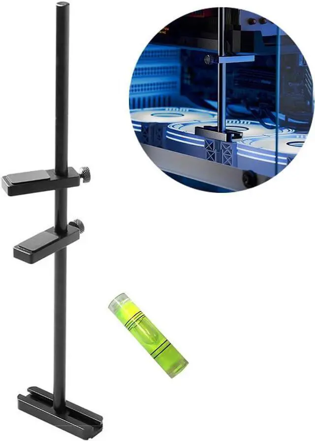 Main image of GPU Support Bracket for Fan, Graphics Card Support, GPU Bracket Brace, Video Card Sag Holder Bracket, GPU Stand, Adjustable Aluminum 27cm Detachable to 15cm and 12cm