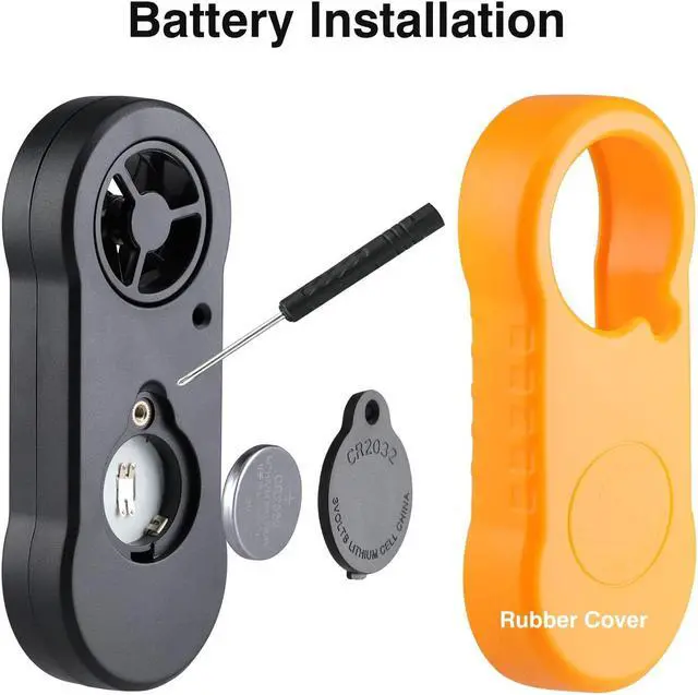 Alt view image 6 of 7 - Digital Wind Speed Meter Anemometer Handheld Wind Gauges Air Flow Velocity Meter for Measuring Wind Chill Temperature Speed, Wind Meter Thermometer Gauge for Shooting Windsurfing Fishing Hunting