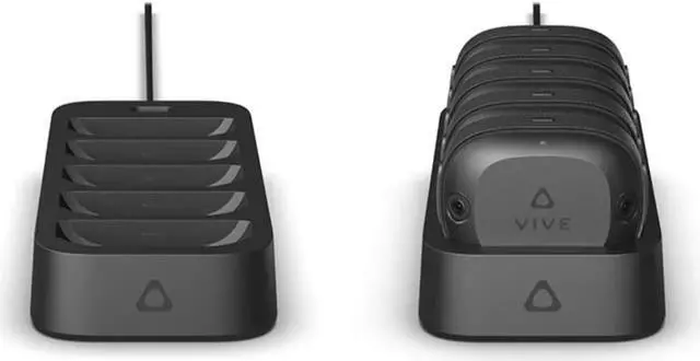 Alt view image 3 of 3 - VIVE VR Tracker USB-C Charging Base For Ultimate Tracker (5 slots)