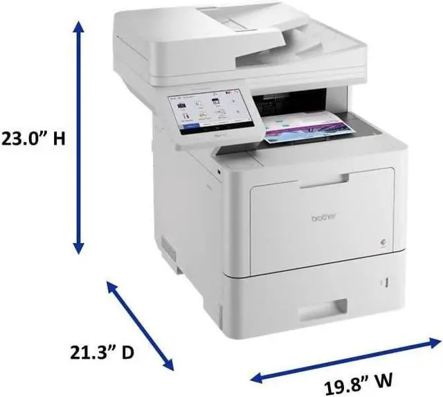 Alt view image 2 of 4 - Brother MFCL9610CDN Enterprise Color Laser AllinOne Printer with Fast Printing, Large Paper Capacity, and Advanced Security Features